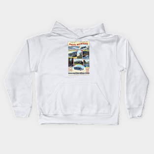 1925 Tour the White Mountains of New Hampshire Kids Hoodie